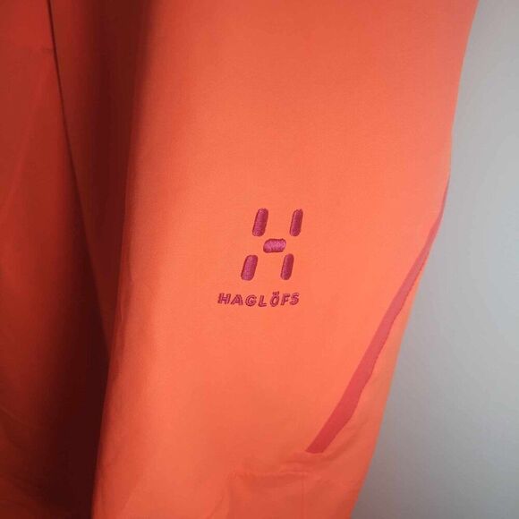 Haglof Snowpants‎ womans medium pfos/pfoa free suspenders orange - Picture 6 of 12